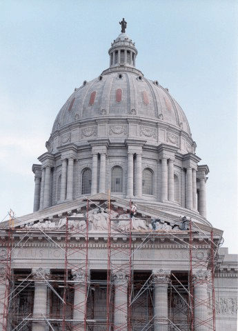 Missouri Capitol in Jefferson City, MO (limestone)